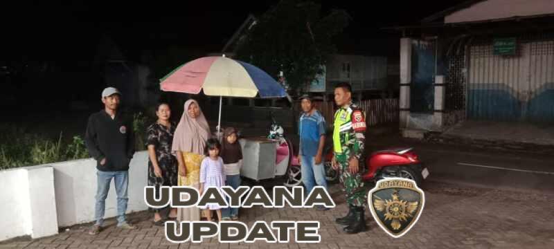 ‎Koramil 1607-03/Ropang Gelar Patroli Malam Rutin, Sasar Jalur Rawan dan Pemukiman Warga