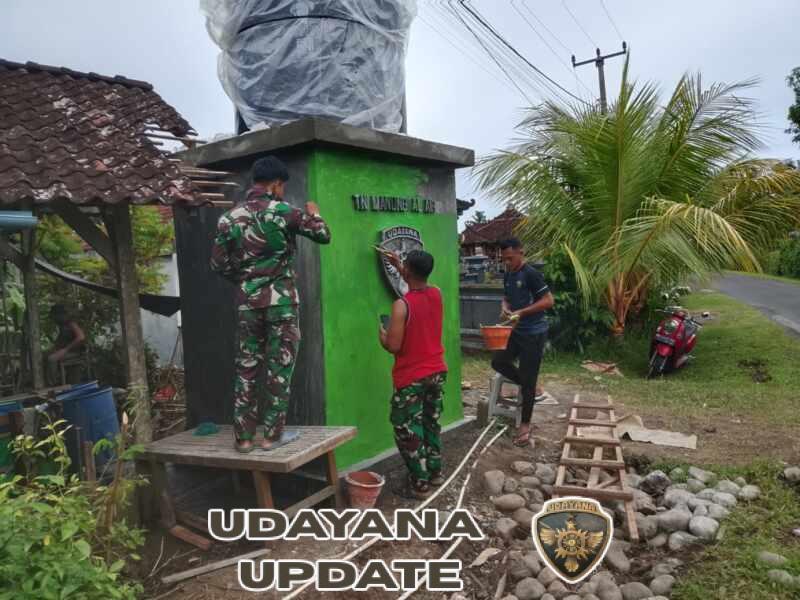 Wujudkan Kesejahteraan Air Bersih, Dansatgas TMMD Jembrana: Pengerjaan Sumur Bor Desa Penyaringan Capai 90%