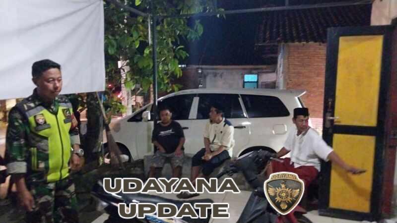 Koramil 1607-12/Moyo Hilir Ajak Warga Rukun Sambil Perketat Pengawasan Malam