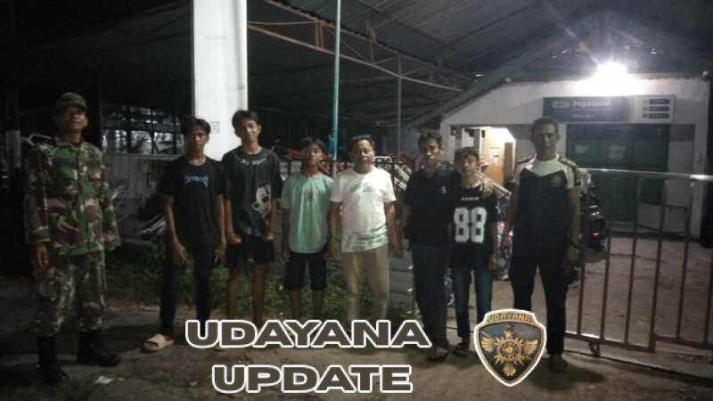 Jaga Kondusifitas Daerah, Anggota Koramil Intensifkan Patroli Malam