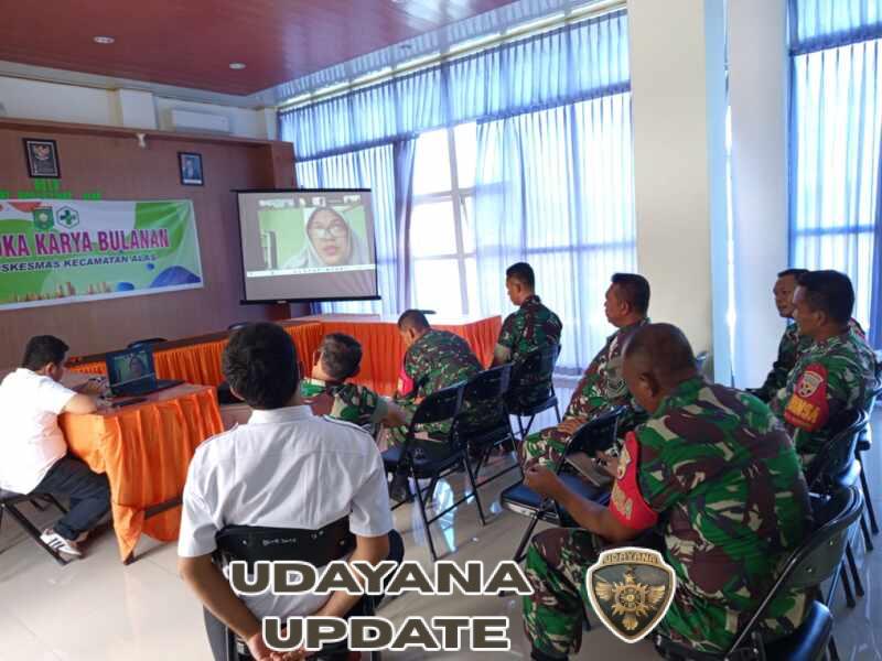 Dukung Penanganan TBC, Koramil 1607-04/Alas Hadiri Sosialisasi Program Nutrisi Pasien
