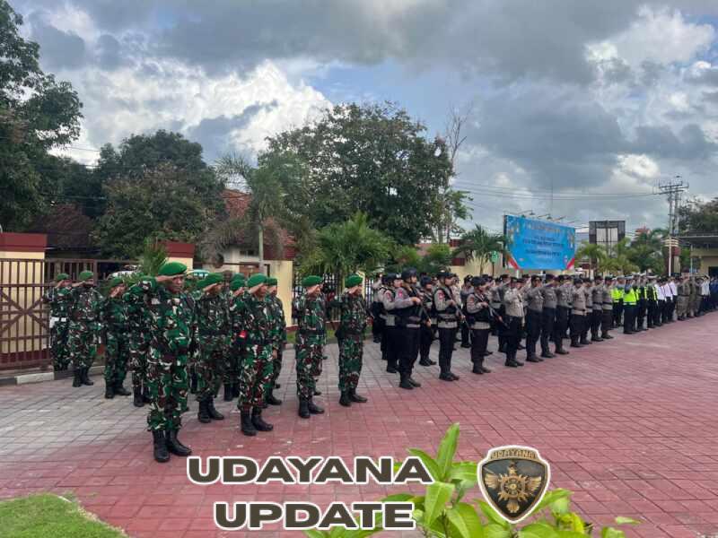 ‎Sinergi TNI–Polri, Kodim 1607/Sumbawa Ikuti Apel Operasi Ketupat Rinjani 2026