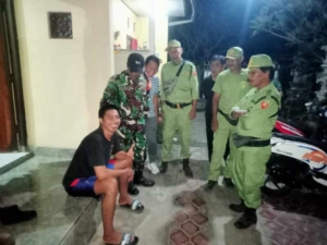 Aparat Gabungan Di Semarapura Tengah Gelar Pemantauan Duktang