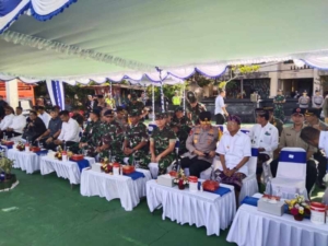 Danramil 1616-02/Ubud Hadiri Apel Gelar Pasukan, TNI-Polri Siap Amankan Nyepi dan Idul Fitri