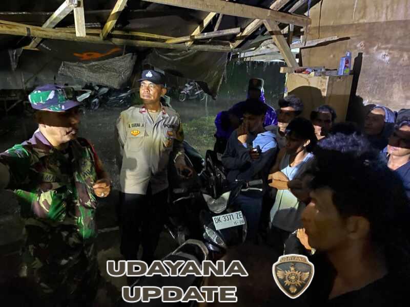 Babinsa Mas Bersama Bhabinkamtibmas dan Linmas Gelar Patroli serta Sidak Duktang Jelang Hari Raya Nyepi dan Idul Fitri