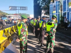 Anggota Kodim 1623/Karangasem Dukung Pengamanan Jelang Perayaan Nyepi dan Idul Fitri