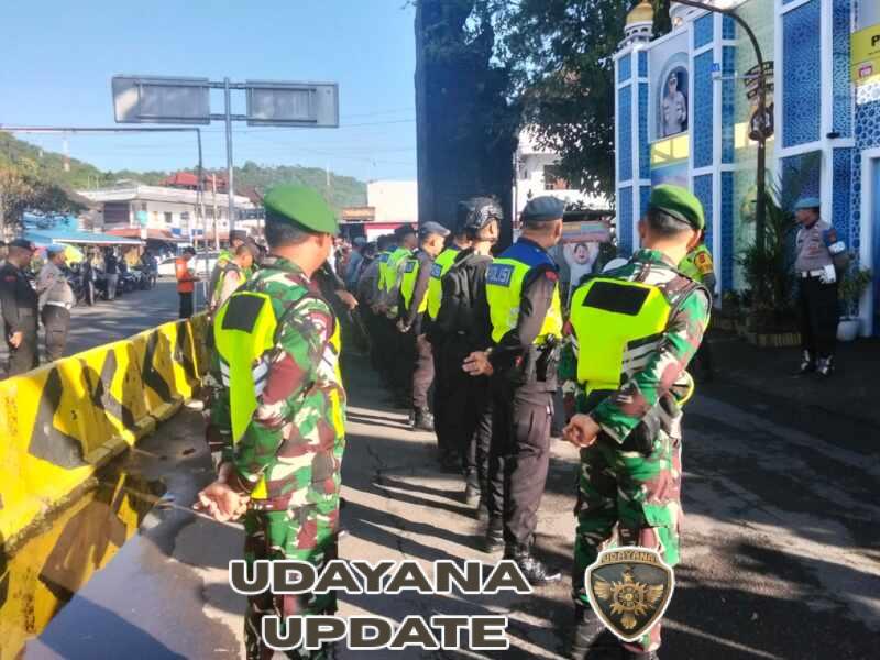 Anggota Kodim 1623/Karangasem Dukung Pengamanan Jelang Perayaan Nyepi dan Idul Fitri