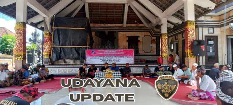 Babinsa Koramil Klungkung Atensi Laporan Pertanggungjawaban LPD Desa Adat Satra