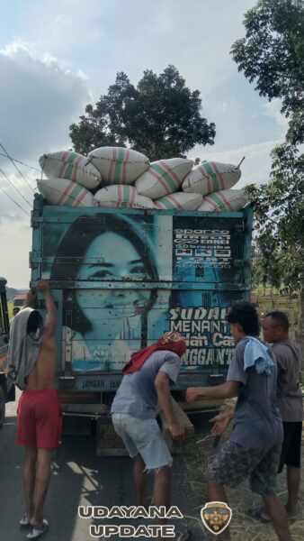 Babinsa Kempo dan Bulog Serap 10,5 Ton Gabah Petani