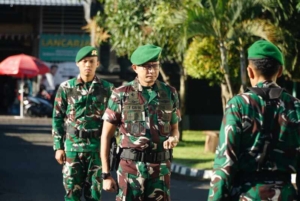 Perkokoh Sinergi, Kodim 1617/Jembrana Gelar Upacara Bendera 17-an Se-Garnisun Jembrana