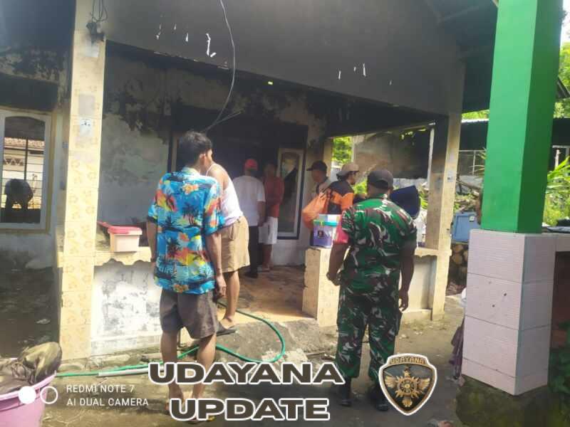 Respons Cepat, Babinsa Desa Dalam Kawal Bantuan BNPB untuk Warga Terdampak Kebakaran