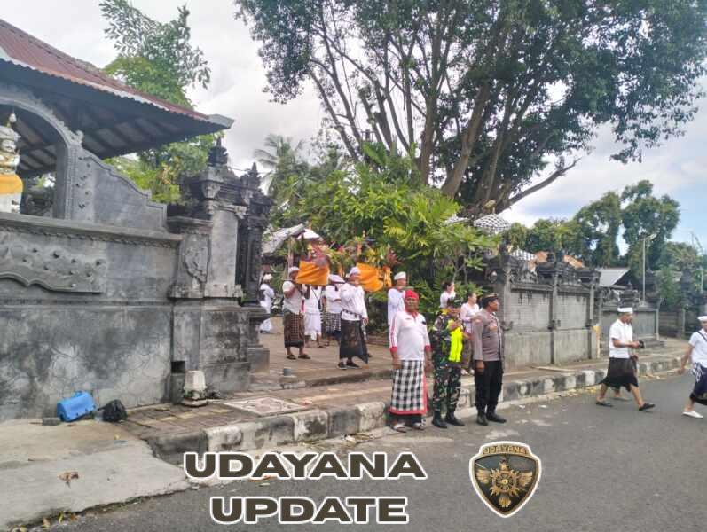 Babinsa Jinengdalem Sigap Amankan Prosesi Melasti, Ratusan Krama Ikuti Nyepi dengan Khidmat