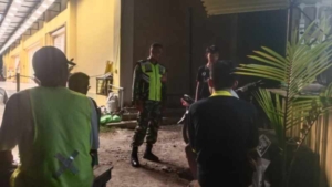 Ciptakan Malam Takbiran Aman, Babinsa Alas Gencar Patroli dan Beri Imbauan Kamtibmas