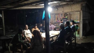 Babinsa Desa Cempi Jaya Aktif Ronda Malam, Perkuat Silaturahmi dan Kamtibmas