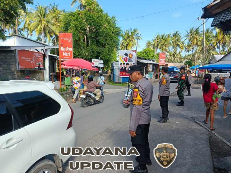 Aparat Gabungan Di Nusa Penida Terus Konsisten Kawal Piodalan Di Pura Penataran Ped