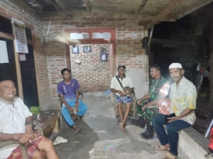 Peran Sentral Babinsa Woko Perkuat Kamtibmas Lewat Silaturahmi Malam