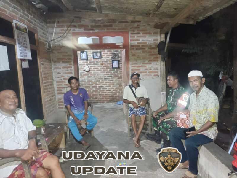 Peran Sentral Babinsa Woko Perkuat Kamtibmas Lewat Silaturahmi Malam
