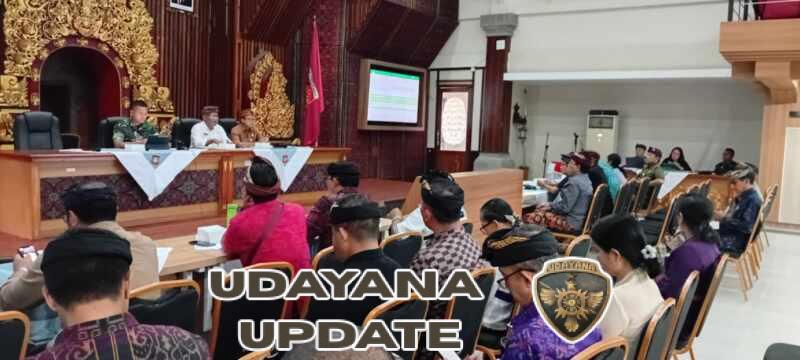 Menyinergikan langkah pemerintah pusat dan daerah, Dandim 1623/Karangasem bersama Instansi terkait laksanakan rapat koordinasi.
