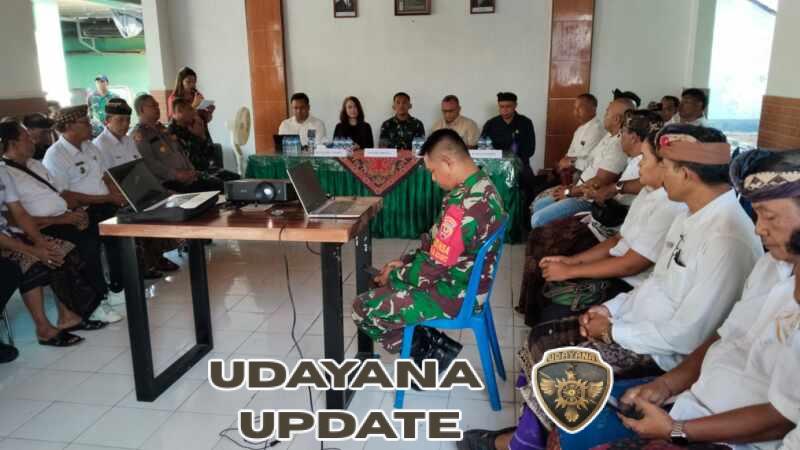 Dandim 1609/Buleleng Pimpin Sosialisasi KDMP di Seririt, Tekankan Sinergi Lintas Sektor