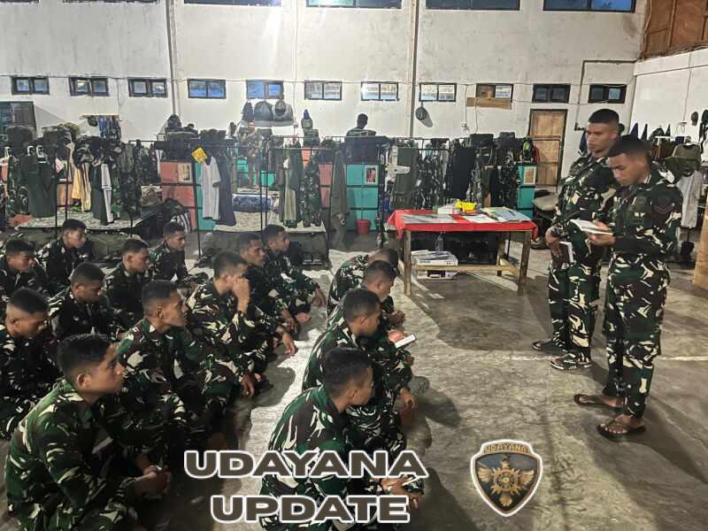 Sebagai Hamba Tuhan Yang Maha Esa, Prajurit Denma Brigif TP 31/PS Laksanakan Pembinaan Mental Rohani Setiap Malam Jumat