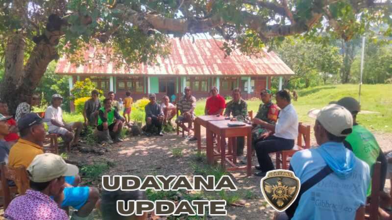 Dorong Akses dan Ekonomi, Koramil Reo Gelar Sosialisasi Pembangunan Jembatan