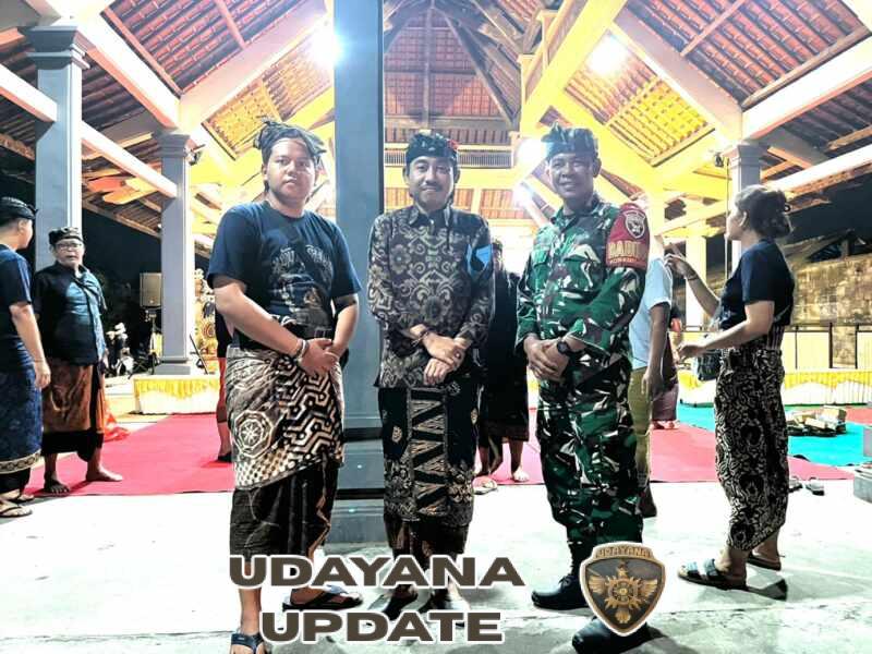 Dampingi Generasi Muda Berbudaya, Babinsa Bona Hadiri Pembinaan Gong Kebyar Duta PKB 2026