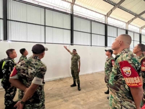 Dandim 1617/Jembrana Kawal Langsung Vicon Evaluasi KDKMP Bersama Wakil Panglima TNI