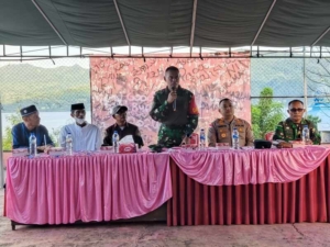 Kodim 1624/Flotim Bersama Masyarakat Postoh Pererat Persaudaraan, Wujudkan Larantuka Aman dan Damai