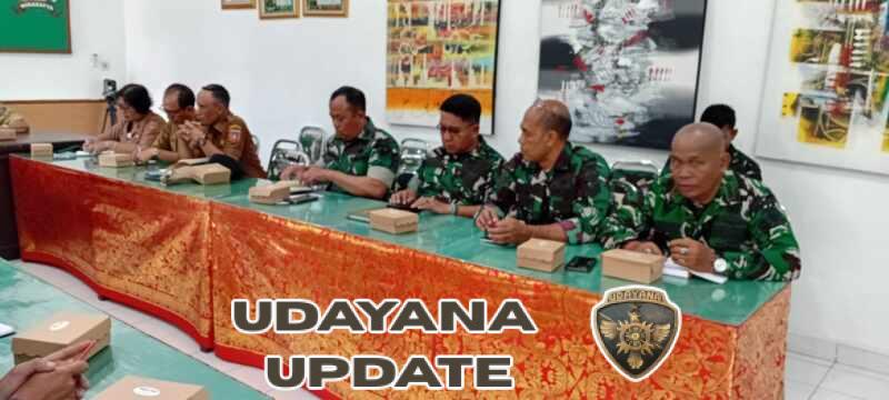 Samakan persepsi Kasdim 1623/Karangasem bersama Instansi terkait laksanakan rakor kesiapan pembukaan TMMD ke – 128 tahun 2026.
