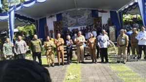 Anggota Koramil 1623-07/Bebandem Hadiri HUT ke-39 SMPN 2 Bebandem