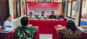 Babinsa 1623-07/Bebandem Hadiri Musdes LPJ BUMDes Sejahtera Desa Budakeling