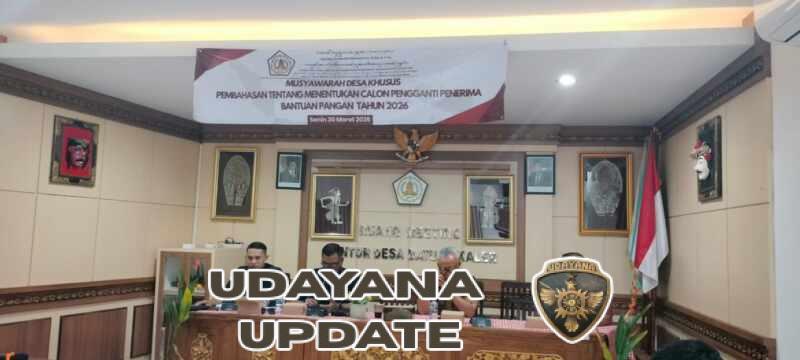 Babinsa dan Bhabinkamtibmas Kawal Musdes Khusus di Batuan Kaler, Pastikan Bantuan Pangan Tepat Sasaran