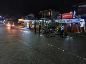 Patroli Gabungan TNI-Polri di Taliwang, Sinergi Kodim 1628/Sumbawa Barat dan Polres Sumbawa Barat Jaga Kamtibmas