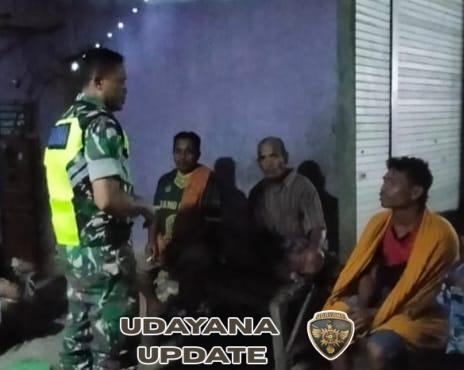 Babinsa Monta Ajakan Warga Hormati Bulan Puasa dan Tingkatkan Keamanan Lingkungan