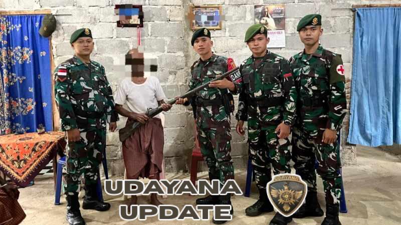 Pendekatan Humanis Yonarmed 12 Kostrad Berbuah Penyerahan Senjata Secara Sukarela