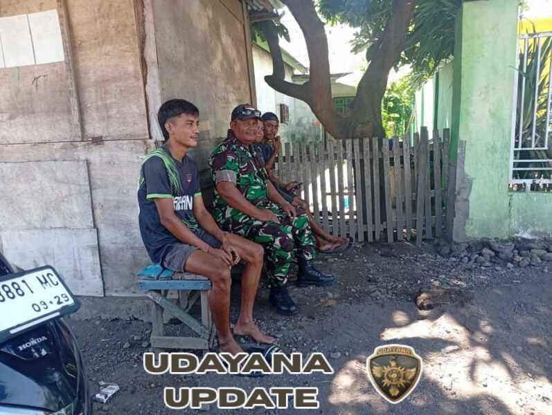 Babinsa Koramil 1614-04/Kilo Laksanakan Komsos di Dusun Kambu