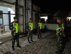Apel dan Patroli Koramil 01/Rasanae, Wujudkan Kota Bima Aman dan Kondusif