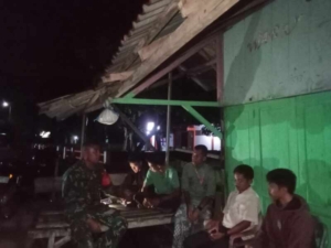 Sinergi TNI-Masyarakat: Babinsa Turun Langsung Jaga Ketertiban Wilayah Binaan