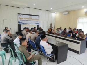 Komitmen TNI Jaga Stabilitas, Dandim 1628/SB Hadir dalam Rakor Pengamanan Mudik Lebaran
