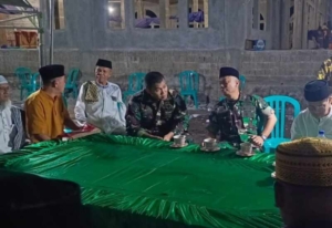 Kepala Staf Brigif TP 31/PS, Kasi Ter dan Wadan 875 Hadiri Kegiatan Safari Ramadan Bupati Dompu di Kecamatan Pekat