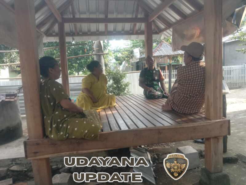 Babinsa Air Suning Himbau Masyarakat Tingkatkan Kamtibmas Lewat Komsos