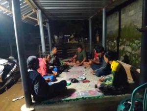 Koramil 1628-03/Seteluk Intensifkan Patroli Malam di Wilayah Binaan