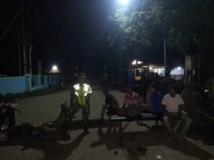Patroli Malam Babinsa Tumpu-Ajak Ronda Bergilir dan Cegah Penyalahgunaan Narkoba
