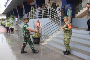 Kasdam IX/Udy Brigjen TNI Taufiq Hanafi Tiba di Bima Pantau Kesiapan Gugus TugasTMMD