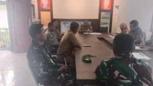 Danpos Woja Wakili Danramil Dompu dalam Rapat Pengelolaan Ruang Terbuka Hijau