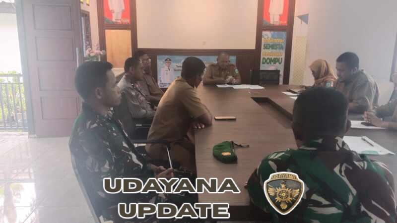 Danpos Woja Wakili Danramil Dompu dalam Rapat Pengelolaan Ruang Terbuka Hijau