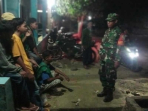 Patroli Babinsa di Beberapa Desa Wawo Berjalan Aman dan Kondusif