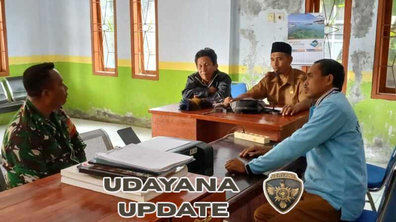 Babinsa Desa Daha Koordinasi dengan Para Kepala Dusun Perkuat Penyelesaian Masalah di Tingkat Wilayah
