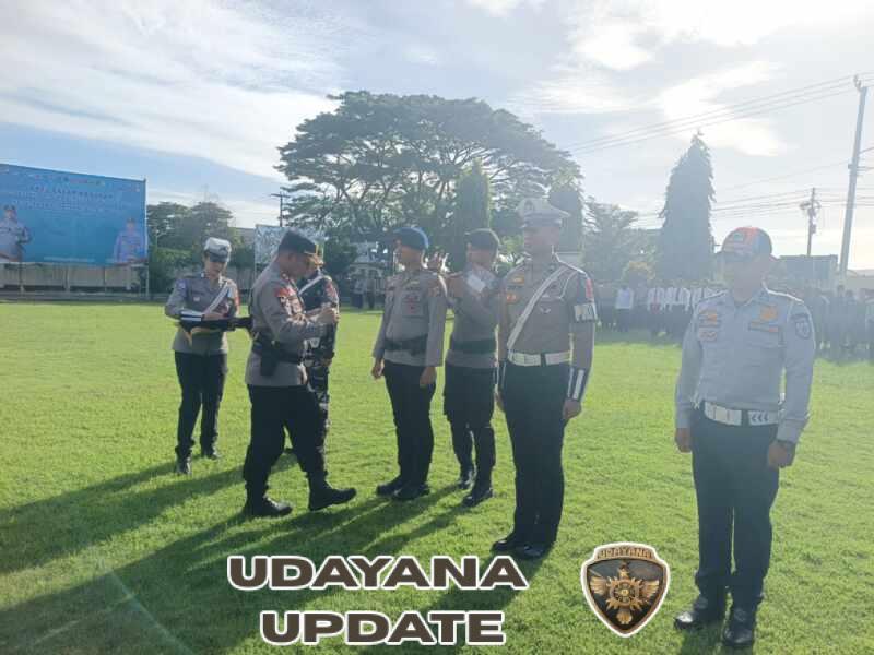 Personel Kodim 1628/Sumbawa Barat Turut Ambil Bagian dalam Apel Gelar Pasukan Operasi Ketupat Rinjani 2026