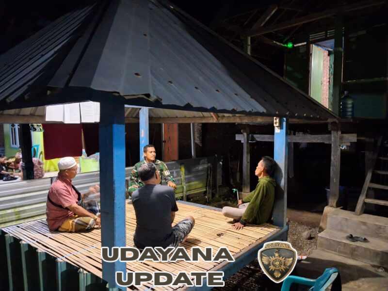 Piket Koramil Taliwang Laksanakan Patroli Malam Jaga Keamanan Wilayah